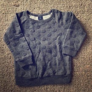 Gap polka dot sweatshirt for girls